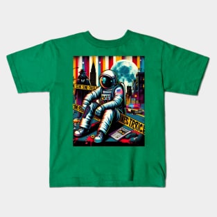 Astronaut Crime Kids T-Shirt